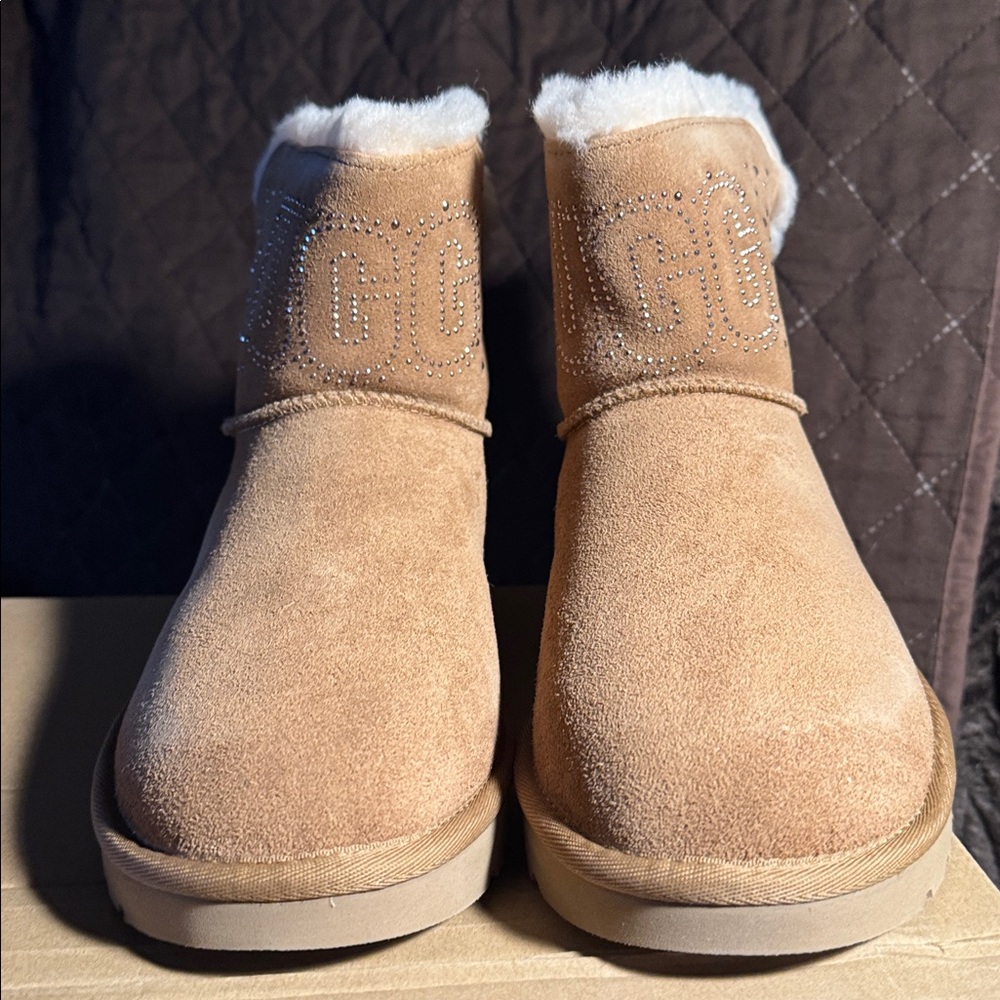 UGG Chestnut Suede Boots - Picture 2 of 10